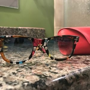 Multi Color Ray-Ban Sunglasses -- ClubMaster
